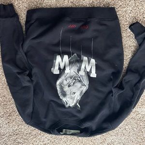 Off-white crewneck sweat shirt